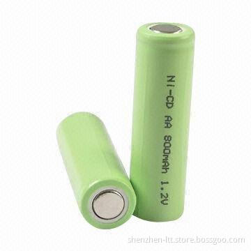 NI-CD AA800mAh Rechargeable Batteries, 1.2V, No Memory Effect, Easy Operation